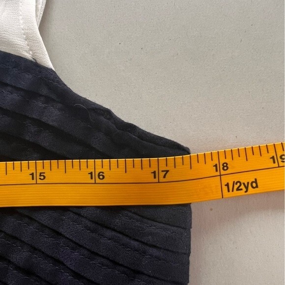 LOFT Midi Dress Black White Size 10 NWT w/flaw‎ - Picture 10 of 12